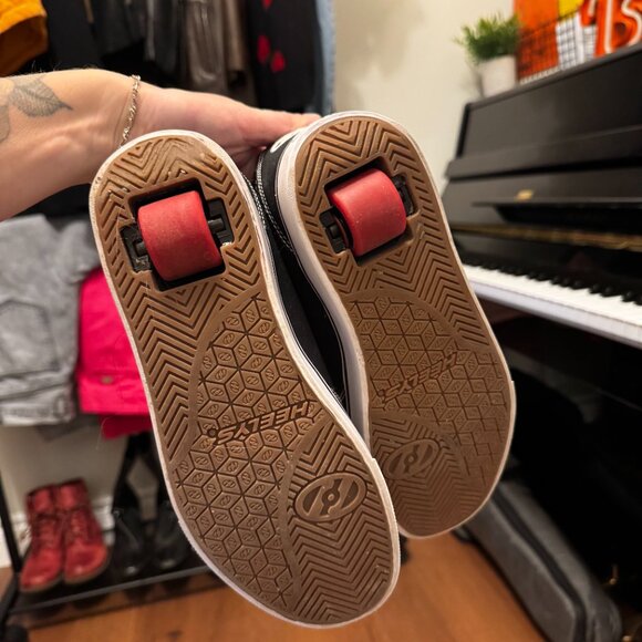 Black, White, and Red Heely's | VGUC | Youth Size 6 - Picture 4 of 6